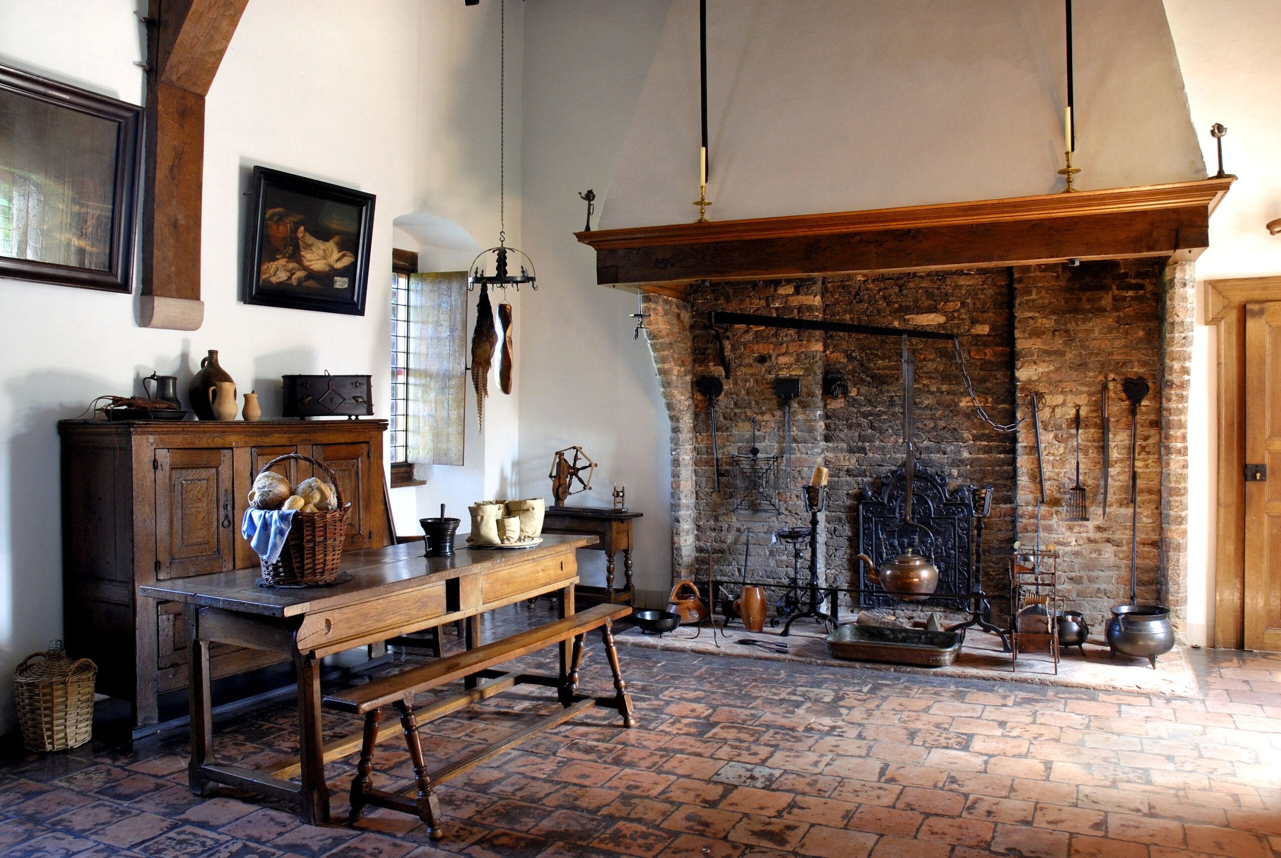 Slotkeuken Muiderslot. Foto: Mike Bink