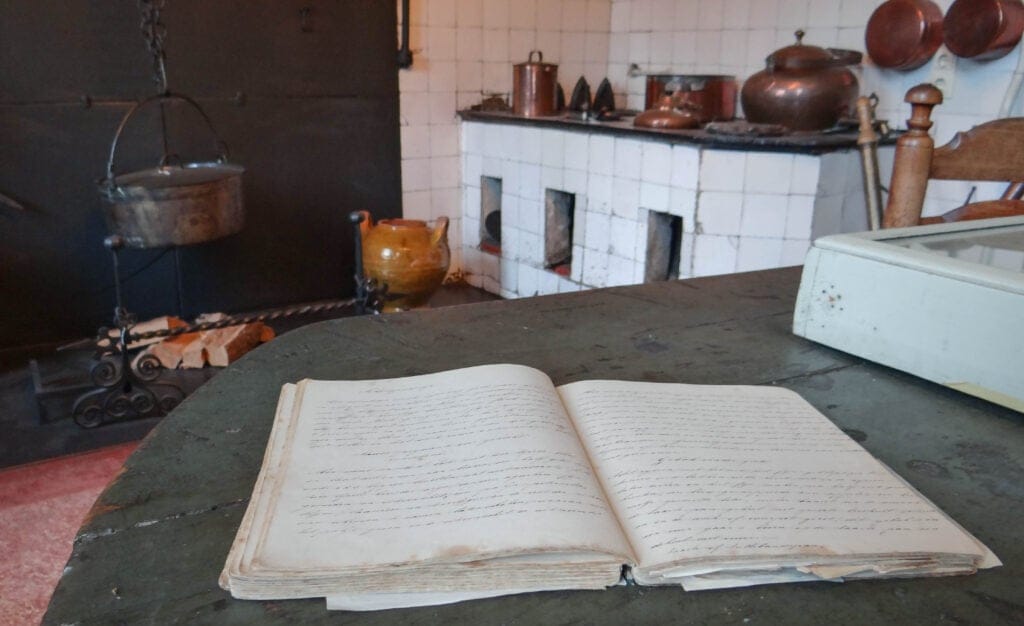 Kookschrift in de keuken